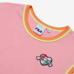 Fila Candy Round - Tytön Poolopaita - Persikka | FI-26622